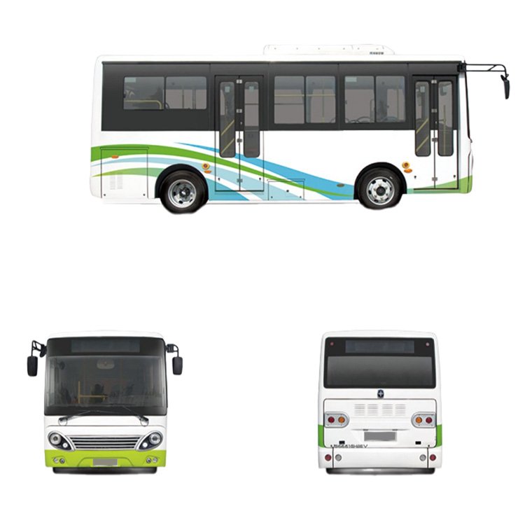Chinese Factory 6M Low Entrance Electric Mini Bus New Condition Automatic Transmission LHD Steering for City Commutes
